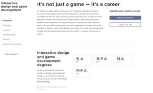 SCAD Department of Interactive Design and Game Development